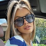 Sunglasses for Women Manufacturer - UV400 Rectangle Frame Europe & US Trendy