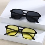 Sunglasses for Women Manufacturer - Double Beam Large Square Frame UV400 Europe & America Trend & Custom Logo
