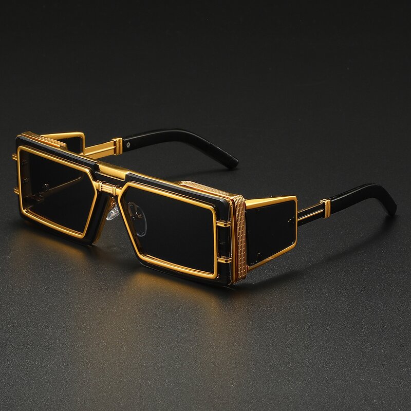Sunglasses Manufacturer - Square Frame Future Technology Y2K Design & Custom Logo