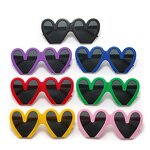 Sunglasses for Women Manufacturer - Heart Shaped Colors Frame Funny for Beach Party Y2K Wholesale