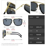 Sunglasses Manufacturer - UV400 Trendy Square Frame Polarized & Custom Logo