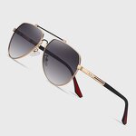 Pilot Sunglasses Manufacturer - UV400 Memory Beam Cat Eye Metal Frame Polarized for Driving