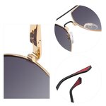 Pilot Sunglasses Manufacturer - UV400 Memory Beam Cat Eye Metal Frame Polarized for Driving