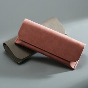 Sunglasses Case Manufacturer - Flip Top Magnetic PU Hard Leather Case Pressure Resistant & Custom Logo