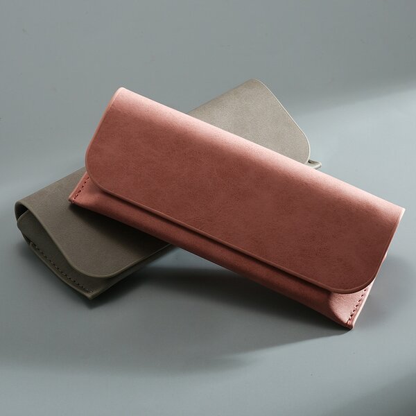 Sunglasses Case Manufacturer - Flip Top Magnetic PU Hard Leather Case Pressure Resistant & Custom Logo