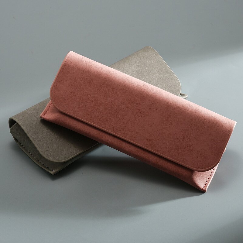 Sunglasses Case Manufacturer - Flip Top Magnetic PU Hard Leather Case Pressure Resistant & Custom Logo