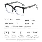 Eyeglasses Frames for Men Manufacturer - Large Square Frame Anti Blue Light for Myopia