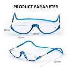 Reading Glasses Manufacturer - Adjustable Magnetic Link Anti Loss Oval Frame for Old Age