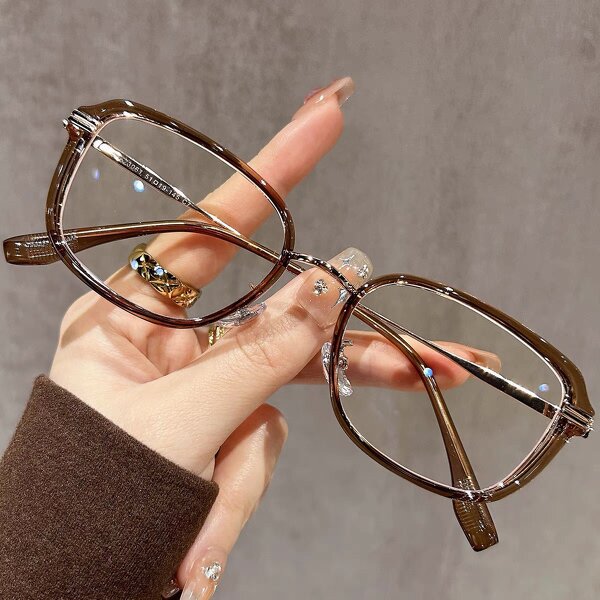 Reading Glasses for Women Manufacturer - Metal Temple Cat Eye Square Frame HD Optical for Elderly