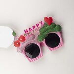 Kids Sun Glasses Manufacturer - Birthday Fruit Shaped Funny Eyeglasses Frames for Festivals Party