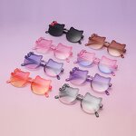 Kids Sunglasses Manufacturer - Kitten Frame UV Protection Cute in Black and Pink