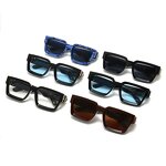 Retro Sunglasses Manufacturer - Metal Decoration Small Square Frame Pop Punk