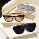 Sunglasses Manufacturer - Acetate Large One-Piece Lens Y2K Style Street Shot Unisex