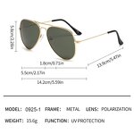 Pilot Sunglasses Manufacturer - Metal Frame Polarized Retro for Driving & Custom Logo