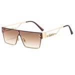 Sunglasses Manufacturer - Windproof Metal Frames Square Oversized Vintage PC TR90 Lens