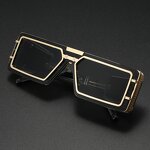 Sunglasses Manufacturer - UV400 Square Frame Future Technology Y2K Design