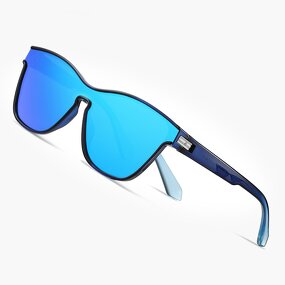 Sunglasses for Women Manufacturer - UV400 One Piece Lightweight Square TR Frame Polarized