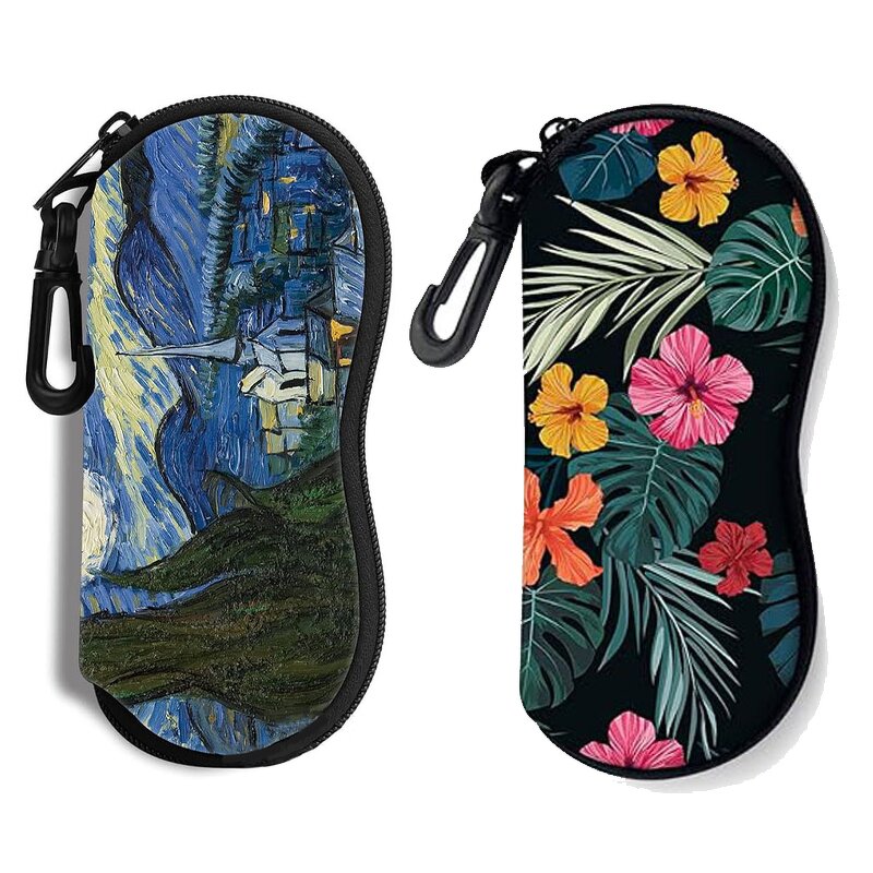 Eyeglasses Box Manufacturer - Diving Cloth Material Customizable Pattern Environmental Protection Soft