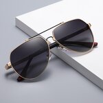 Pilot Sunglasses Manufacturer - UV400 Memory Beam Cat Eye Metal Frame Polarized for Driving