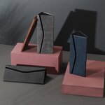 Glasses Case Manufacturer - Folding PU Leather Storage Box & Custom Logo