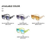 Sunglasses for Women Manufacturer - Oversized Square UV400 Hand Diamond Luxury for Beach Party