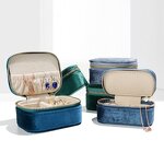 Jewelry Box Manufacturer - Velvet Mini Portable Storage Travelling Packaging & Custom Logo
