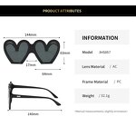 Sunglasses for Women Manufacturer - Heart Shaped Colors Frame Funny for Beach Party Y2K Wholesale