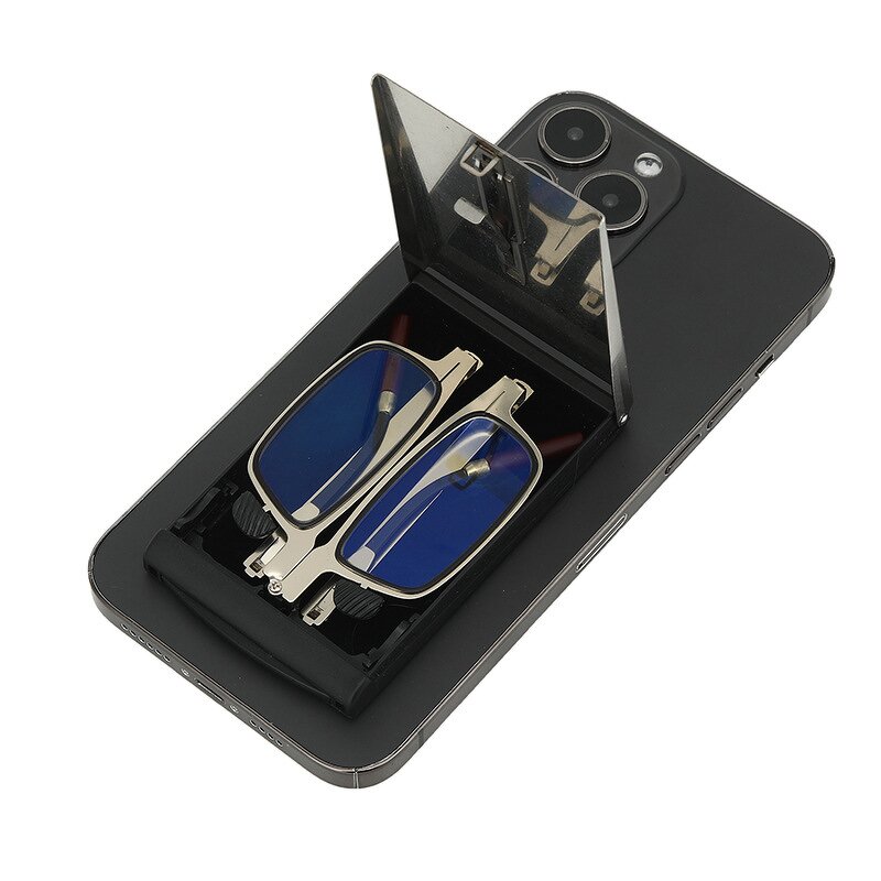 Reading Glasses Manufacturer - Multi-functional Portable Anti Blue Light Folding with Case and Phone Holder