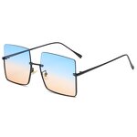 Sunglasses Manufacturer - Square Rimless Lightweight UV400 Frameless Unisex