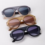 Sunglasses for Women Manufacturer - Large Frame One Piece Square UV400 European & American Trend Outdoor