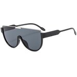 Sunglasses Manufacturer - Acetate Large One-Piece Lens Y2K Style Street Shot Unisex