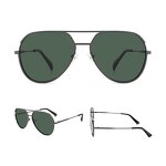 Pilot Sunglasses Manufacturer - Large Metal Frame Polarized Classic Retro for Driving