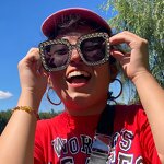 Sunglasses Manufacturer - Oversized Square UV400 Black Yellow PC Frames with Diamond Accents Unisex