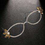 Eyeglasses Frame Manufacturer - Oval Diamond Foldable 2024 Jewelry Accessories for All Faces