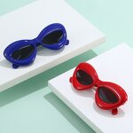 Children Sunglasses Manufacturer - Candy Color Thick Frame Y2K Funny Personality European and American
