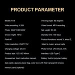 Smart Camera Glasses Manufacturer - BT 256G Memory 4K HD Square Frame Wireless Call Music Sunglasses