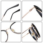 Eyeglasses Frames for Women Manufacturer - Metal Cat Eye Frame Anti Blue Light for Myopia