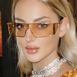 Sunglasses Manufacturer - Futuristic Metal Framed Polarized Glass Lenses for Outdoor Driving