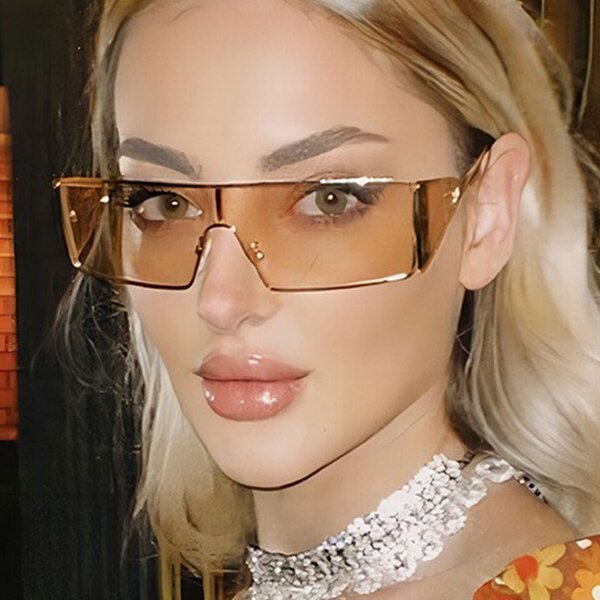 Sunglasses Manufacturer - Futuristic Metal Framed Polarized Glass Lenses for Outdoor Driving