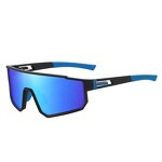 Cycling Sunglasses Manufacturer - Polarizing Dazzling Mirror One-Piece PC Frame Tac Lenses