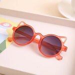 Children's Sunglasses Manufacturer - Colorful Cat Ear Round Frame Cartoon for Boys & Girls