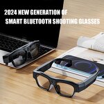 Smart Camera Glasses Manufacturer - BT 256G Memory 4K HD Square Frame Wireless Call Music Sunglasses