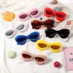 Children Sunglasses Manufacturer - Candy Color Thick Frame Y2K Funny Personality European and American