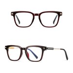 Optical Frames for Women Manufacturer - Large Square Slingshot Design Metal Frame Anti Blue Light