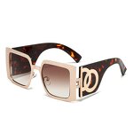 Sunglasses Manufacturer - Clear Square UV400 Metal Acetate Frame Runway Groovy Unisex