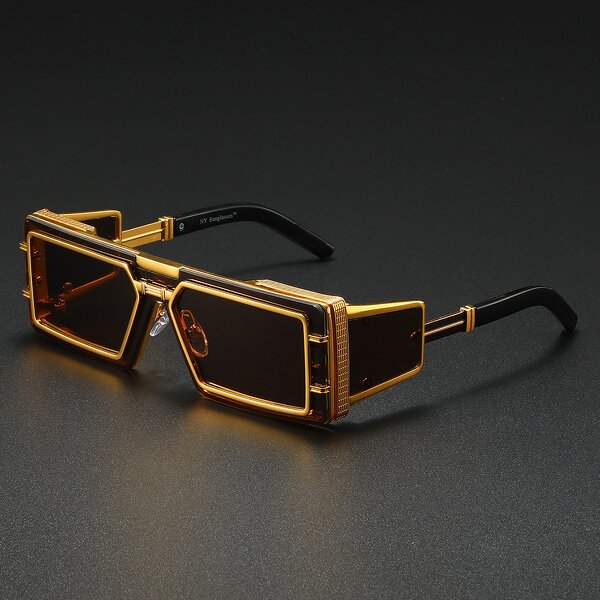 Sunglasses Manufacturer - UV400 Square Frame Future Technology Y2K Design
