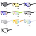 Sports Sunglasses for Women Manufacturer - UV400 One Piece Large Frame Windproof for Skiing Cycling