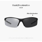 Sports Sunglasses Manufacturer - UV400 Half Rimless TR90 Frame Square Polarized & Custom Logo