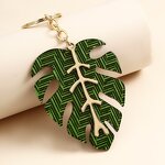Monstera Leaf Keychain - Manufacturer with Acrylic Pendant for Bags for Woman Girls