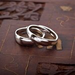 Engagement Wedding Rings Set - Manufacturer with 925 Silver Plated CZ Zircon Crystal for Women